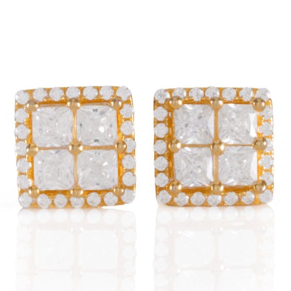 Layered Stud Earrings Cheap - Image 2