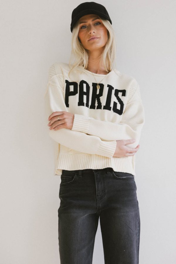 Paris Cable Knit Sweater - FINAL SALE Online Hot Sale - Image 3