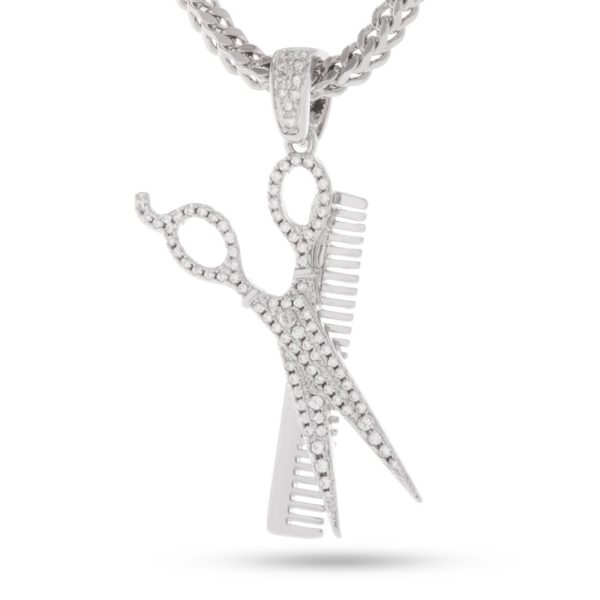 Comb and Scissors Necklace Discount - Image 4
