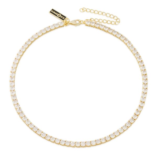 4mm Tennis Choker Chain For Sale