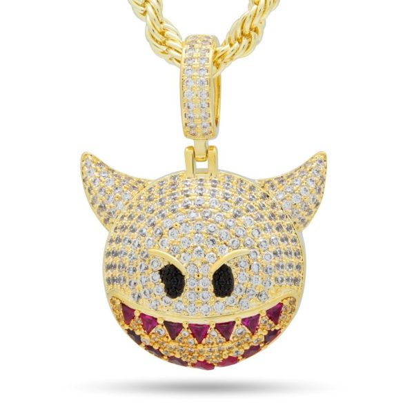 Devil Emoji Necklace Supply
