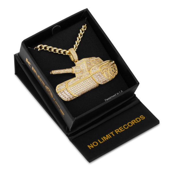 No Limit Records x King Ice - TRU Tank Necklace Online Hot Sale - Image 3