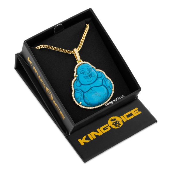 Turquoise Buddha Necklace Online Hot Sale - Image 5