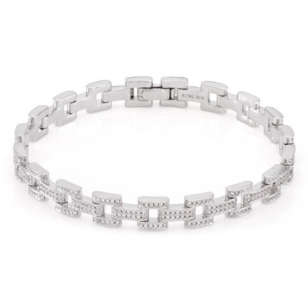 8mm Iced Rolo Link Bracelet Supply - Image 2