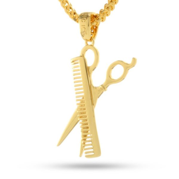 Comb and Scissors Necklace Discount - Image 2