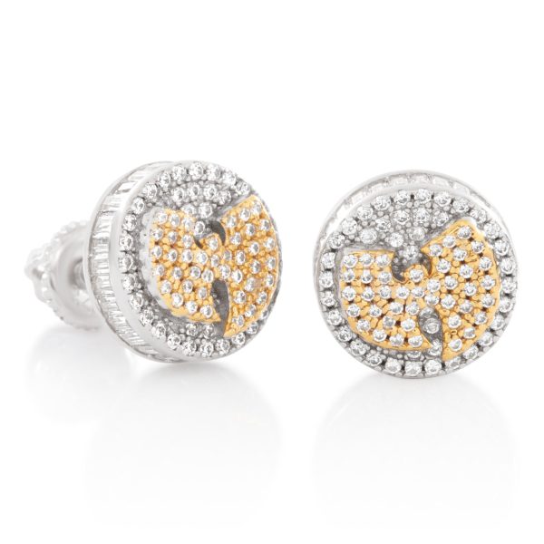 Wu-Tang x King Ice - 10mm Wu-Tang Logo Earrings Sale - Image 3