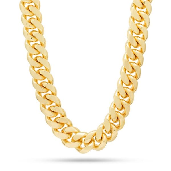 Solid Gold 16mm Miami Cuban Link Chain Online Sale
