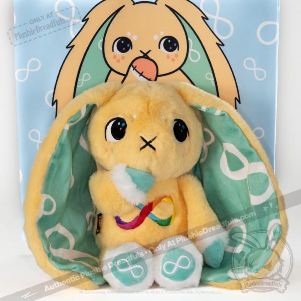Plushie Dreadfuls - Autism Spectrum Rabbit - Plush Rabbit Stuffed Animal Hot on Sale - Image 5