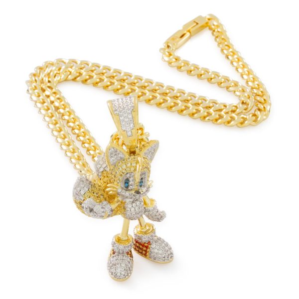 Sonic the Hedgehog x King Ice - Flying Tails Necklace For Sale - Image 3