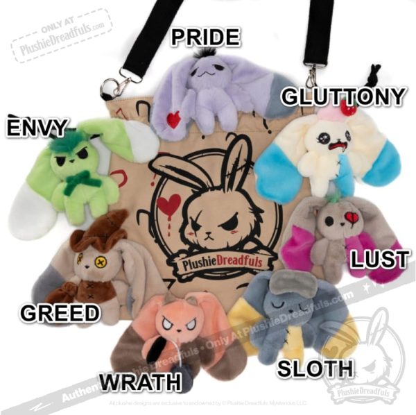 Plushie Dreadfuls - Indulge a Bun - 7 Deadly Sins Plush Set - Stuffed Animal Cheap - Image 5