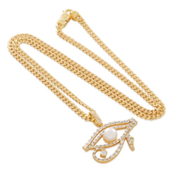 Pearl of Wisdom Eye of Ra Necklace Hot on Sale - Image 3
