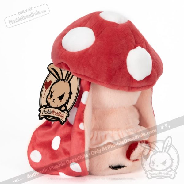 Plushie Dreadfuls -  Mushroom Rabbit - Fly Agaric - Plush Stuffed Animal Online now - Image 4