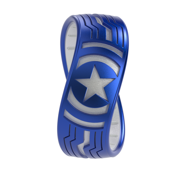 Marvel Silicone Rings - Cap s Shield Fashion - Image 3
