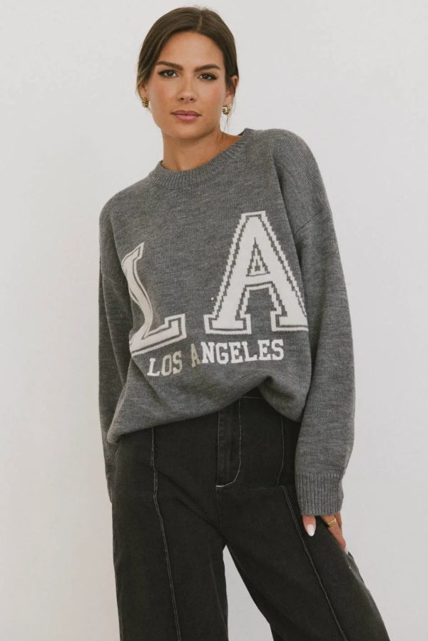 Urban Graphic Knit Sweater - Los Angeles Discount - Image 5