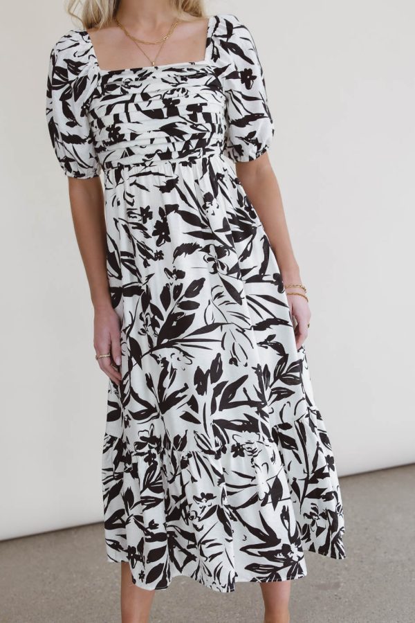 Dorris Pleated Midi Dress Fashion - Image 3