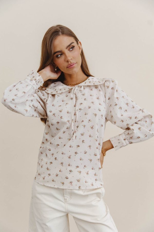 Destiny Ruffled Top Online Hot Sale - Image 5