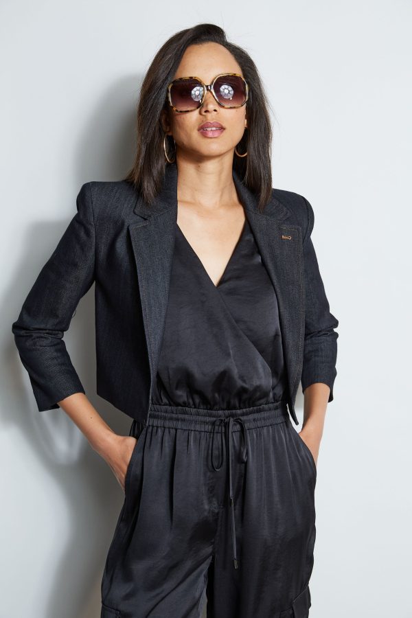 Cropped Denim Jacket Online Sale - Image 4