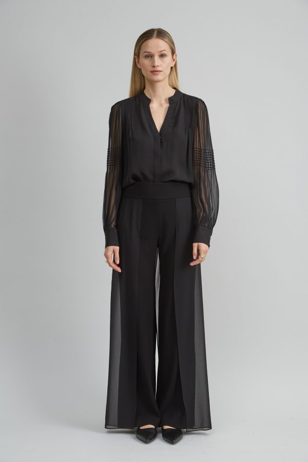 Chiffon Button Down Shirt Online Hot Sale - Image 4